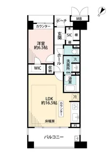 ザ・晴海レジデンス【17階】の間取り