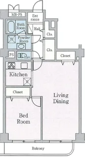 ベイコート豊洲【6階】の間取り