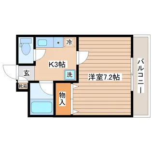 ガーデンプレイスT&T【3階】の間取り