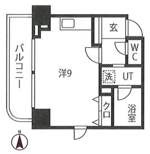 パインコート梅屋敷【4階】の間取り