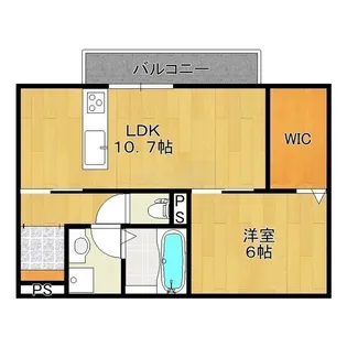 レガートII【3階】の間取り