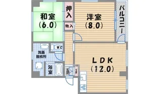 グランシャリオ【1階】の間取り