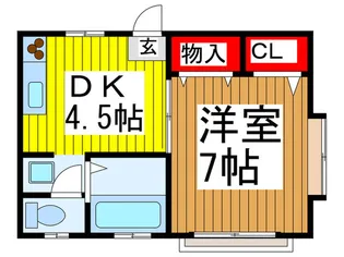 深谷ハイツ【2階】の間取り