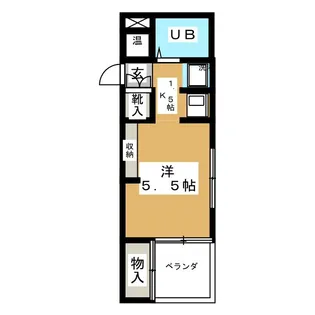 コーポコナ【2階】の間取り