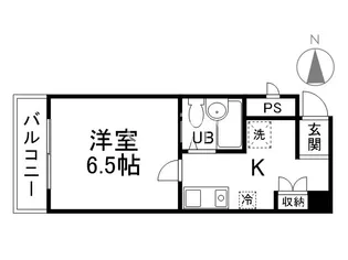 サンシティ烏丸【7階】の間取り