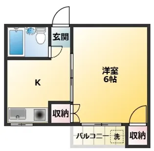*ホワイトコートカヤ*【1階】の間取り