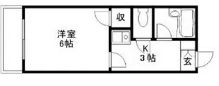 クレスト古市橋【5階】の間取り