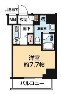 ARCOBALENO HORIKIRISHOBUEN【4階】の間取り