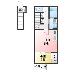 プログレス【2階】の間取り