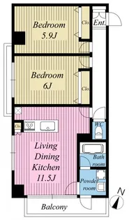 ARCAS【2階】の間取り