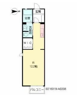 メゾンパリス坂之上【2階】の間取り