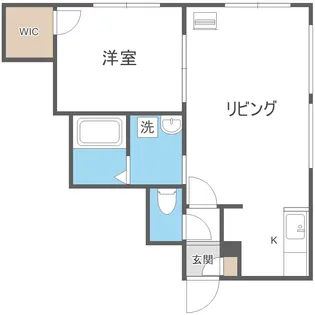 サンシャイン平岸【1階】の間取り