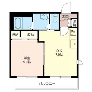 コンフォール祐天寺A【2階】の間取り