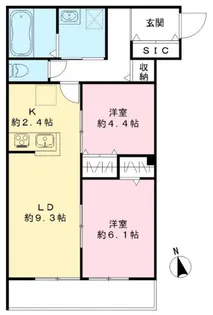 ル シエル【3階】の間取り