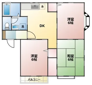 第3スカイハイツ【2階】の間取り