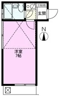 アネックス蒲生【1階】の間取り