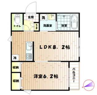 L’Allure【2階】の間取り