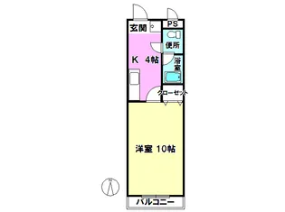 ベルウッド【3階】の間取り
