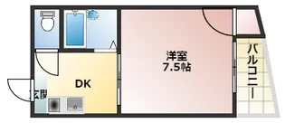 メゾンシーパレス【2階】の間取り