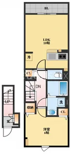 リバープレイン八天I【2階】の間取り