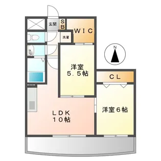 メゾン ルミエールII【2階】の間取り