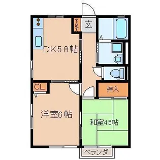 レアル・M【2階】の間取り
