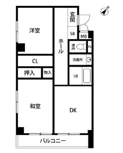 ハイコート上目黒【3階】の間取り