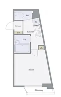 スカイコート文京小石川第5【4階】の間取り