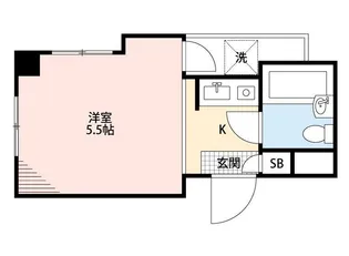 プライムコート白山【3階】の間取り