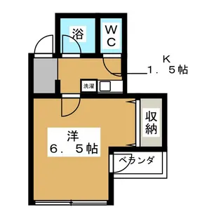 ラガール元住吉【2階】の間取り
