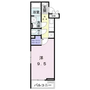 パルフェット島田本町【3階】の間取り