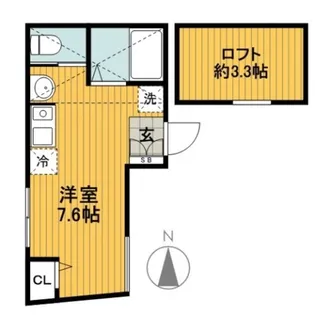プレミアムコート三ツ沢【1階】の間取り