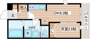 南小泉八軒小路新築AP【3階】の間取り