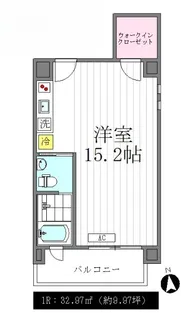 ベルファース駒場【2階】の間取り