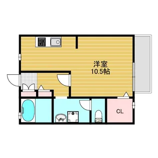 フローラル【2階】の間取り