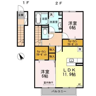 ヴェルドミール長島 II【2階】の間取り