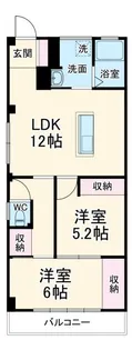 春日ハイツ【1階】の間取り