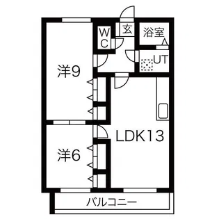 千寿パレス【3階】の間取り