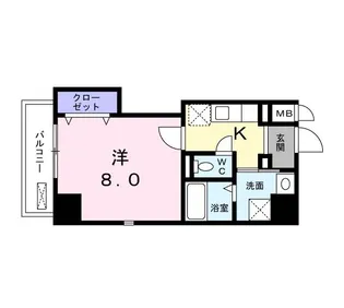 ザ・マンション横須賀【5階】の間取り