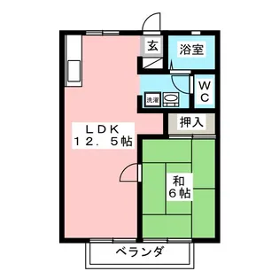 アネックス峯尾【2階】の間取り