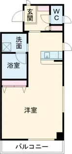 ベルホーク・YOHTO【7階】の間取り