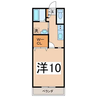 エテルナ武井B【3階】の間取り