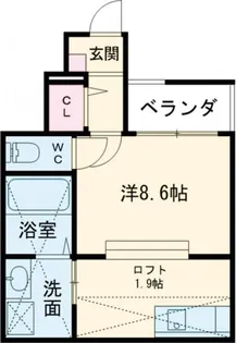 あんしん+浜寺船尾町08-1011【1階】の間取り