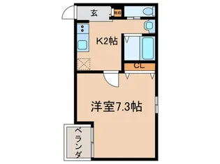 グレイスII【1階】の間取り