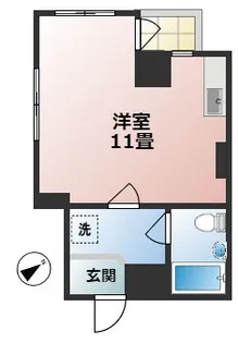 ライオンズマンション太子堂秋栄【3階】の間取り