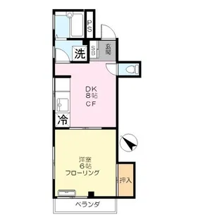 コーポハラブン【3階】の間取り