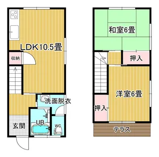 小柳荘A棟【1階】の間取り