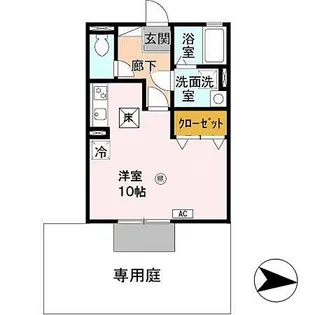 アネックス天満【1階】の間取り