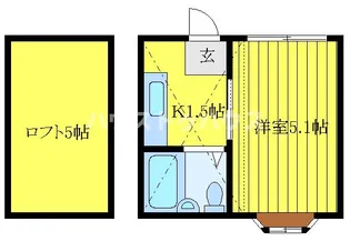 コーエーハイツ【1階】の間取り
