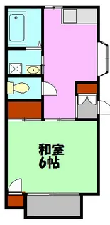 コーポ小松原【2階】の間取り